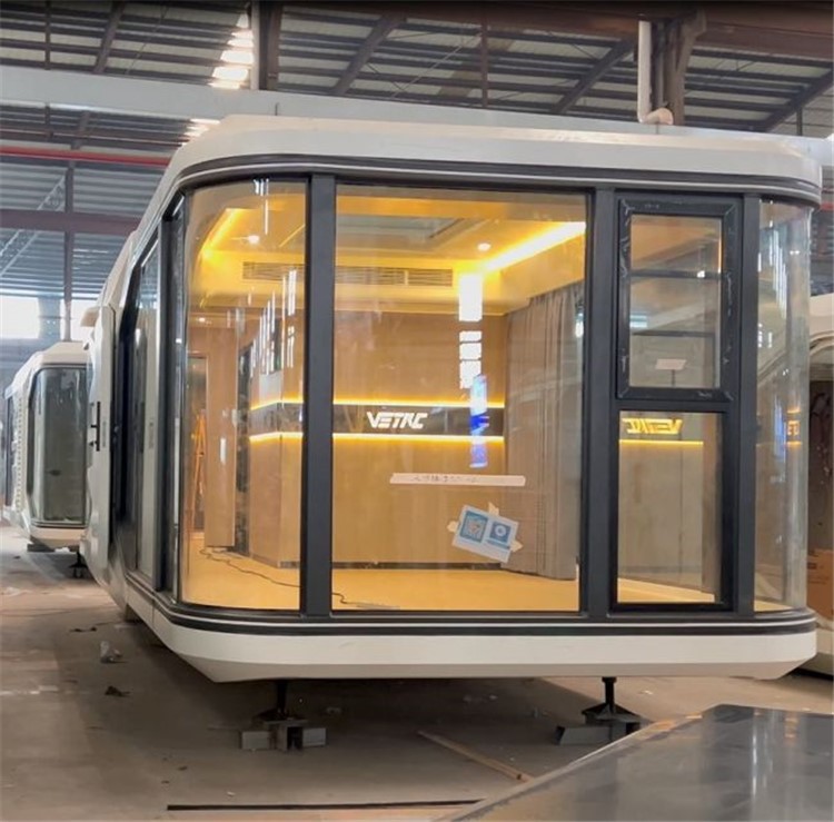 Prefab cheap cabin capsule-house hotel with 2 bedroom 1